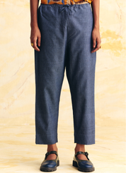 Slate Grey Straight Pants
