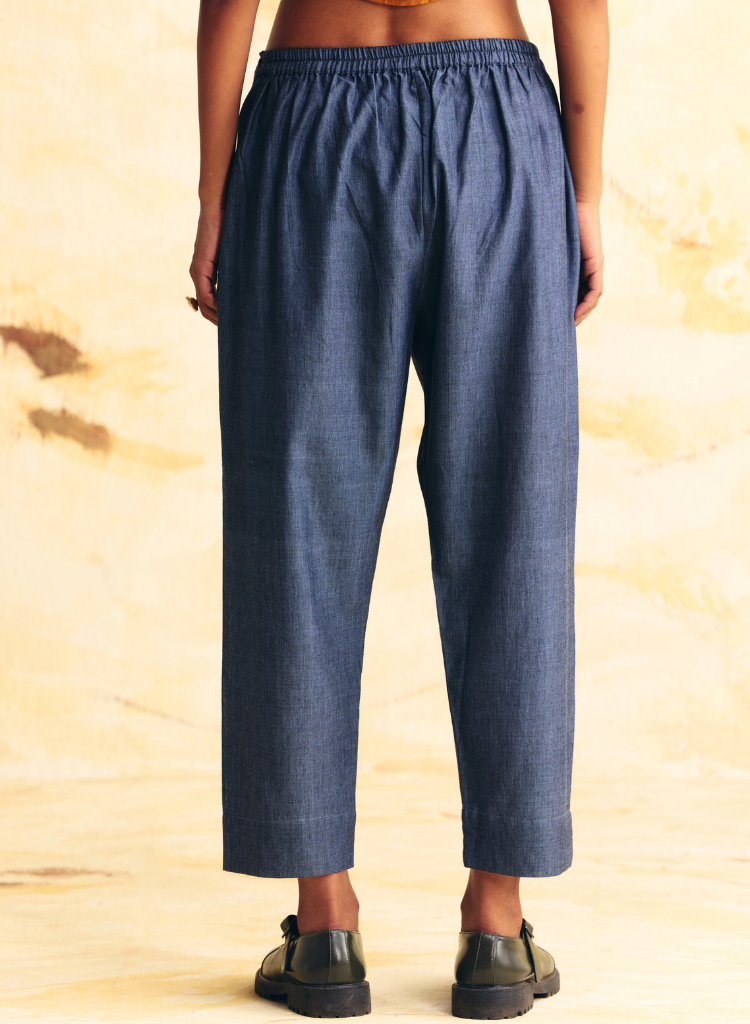 Slate Grey Straight Pants