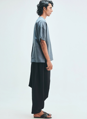 Slate Panelled Shirt Kurta