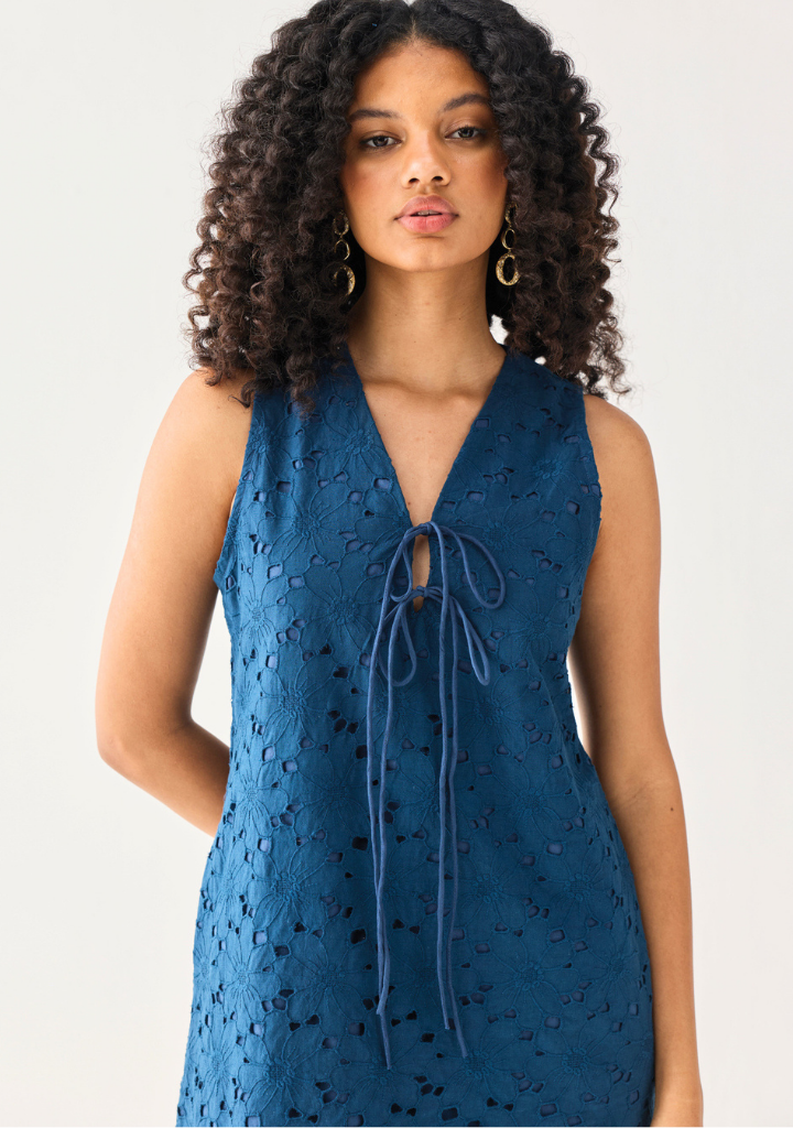 Sleeveless Knee Length Dress