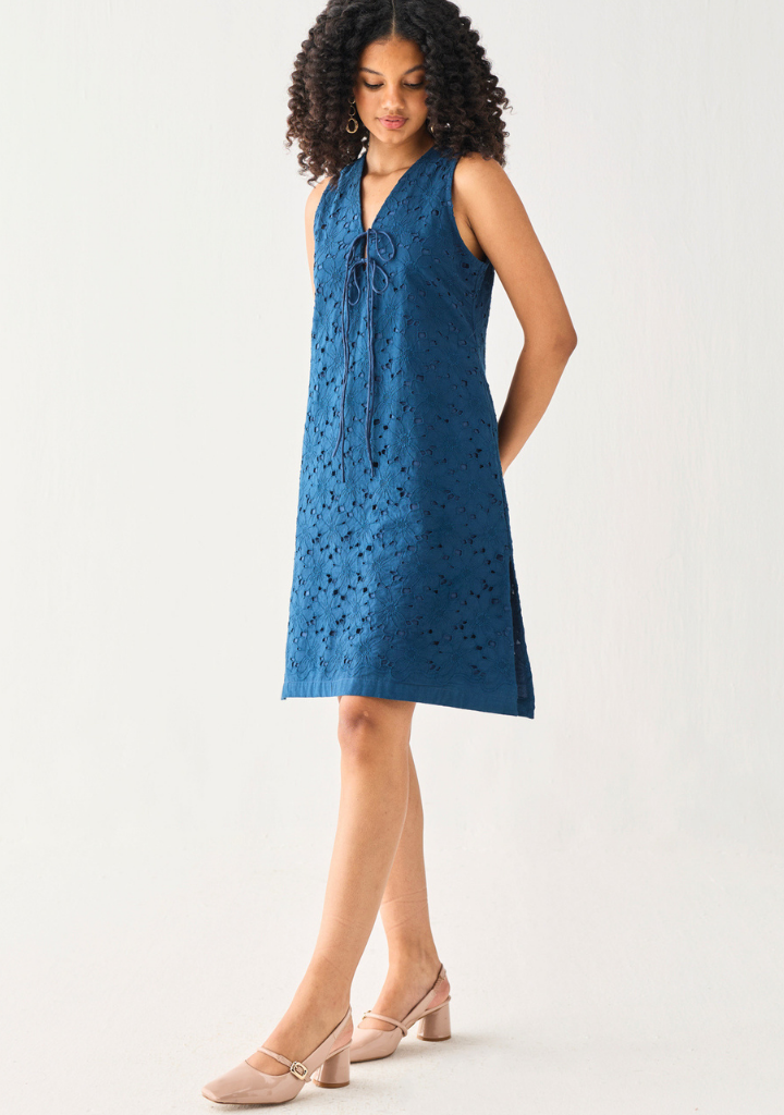 Sleeveless Knee Length Dress