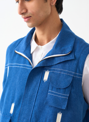 Sleeveless Utility Jacket