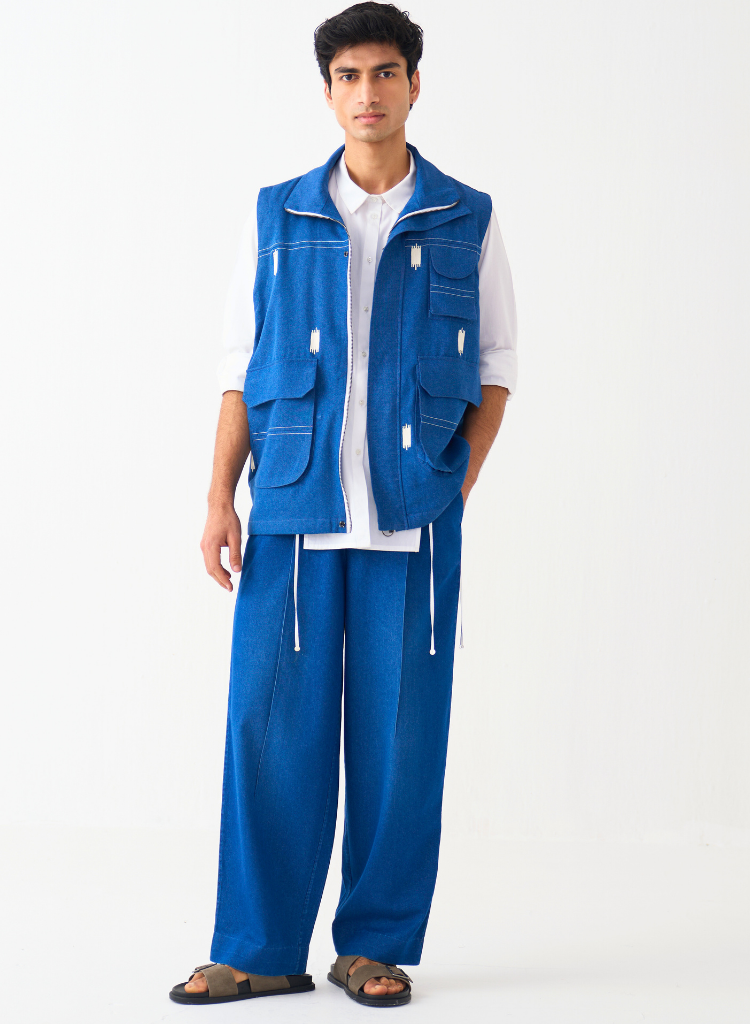 Sleeveless Utility Jacket