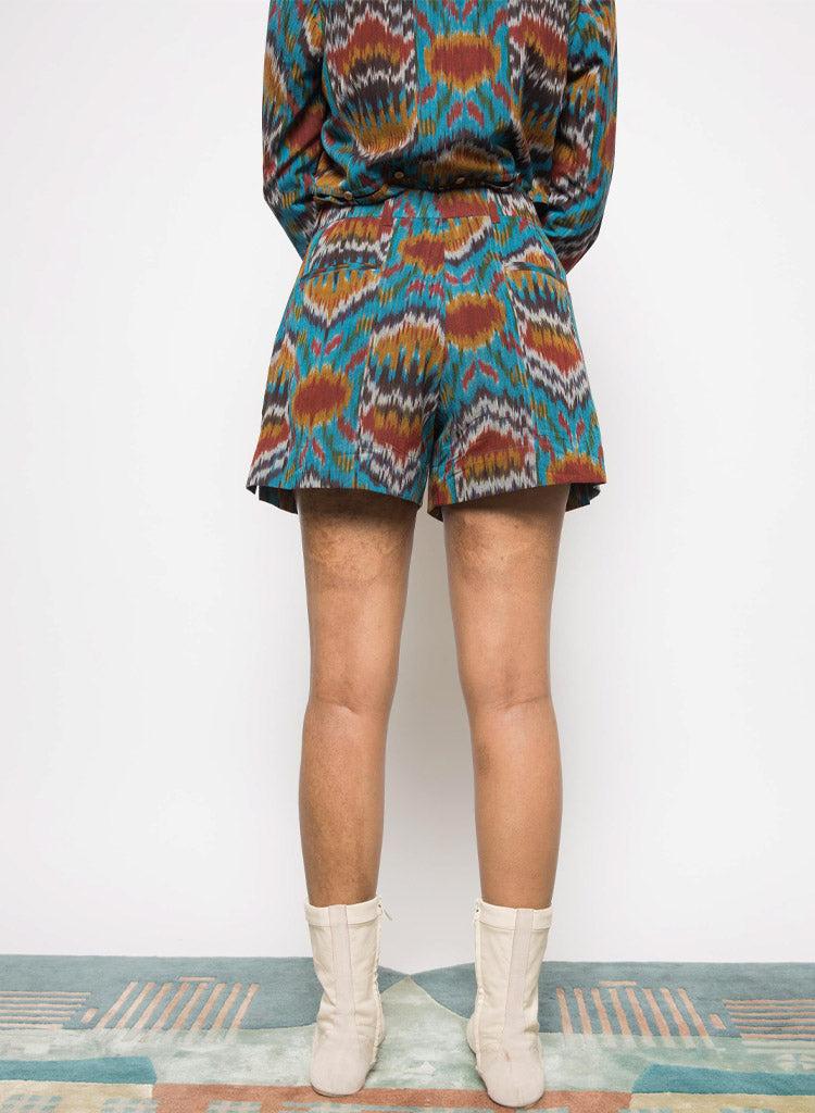 Slouchy Pleated Shorts