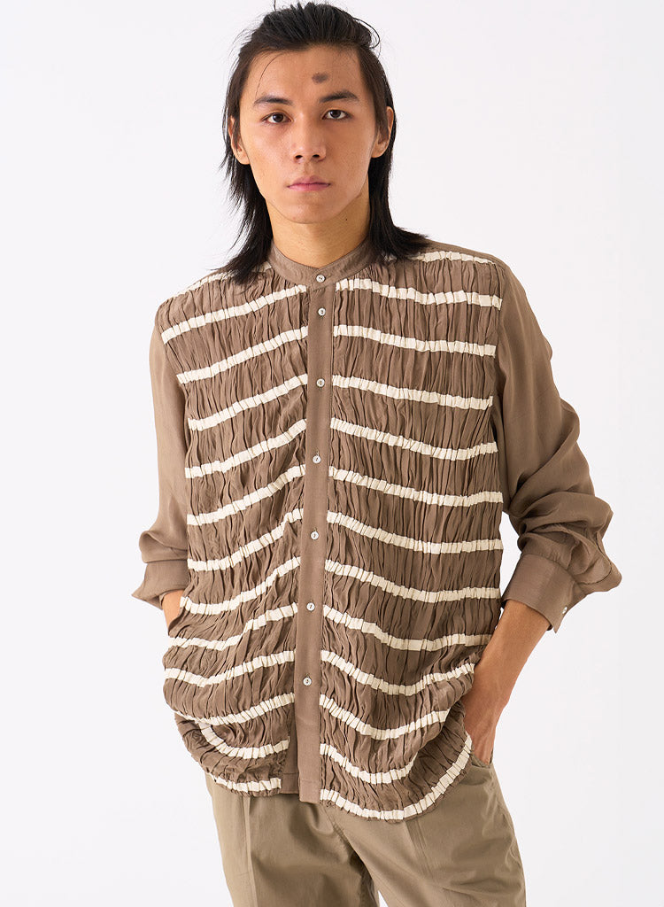 Smocking Detail Shirt