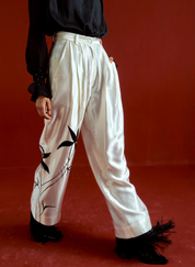 Smocking Detail Shirt Set