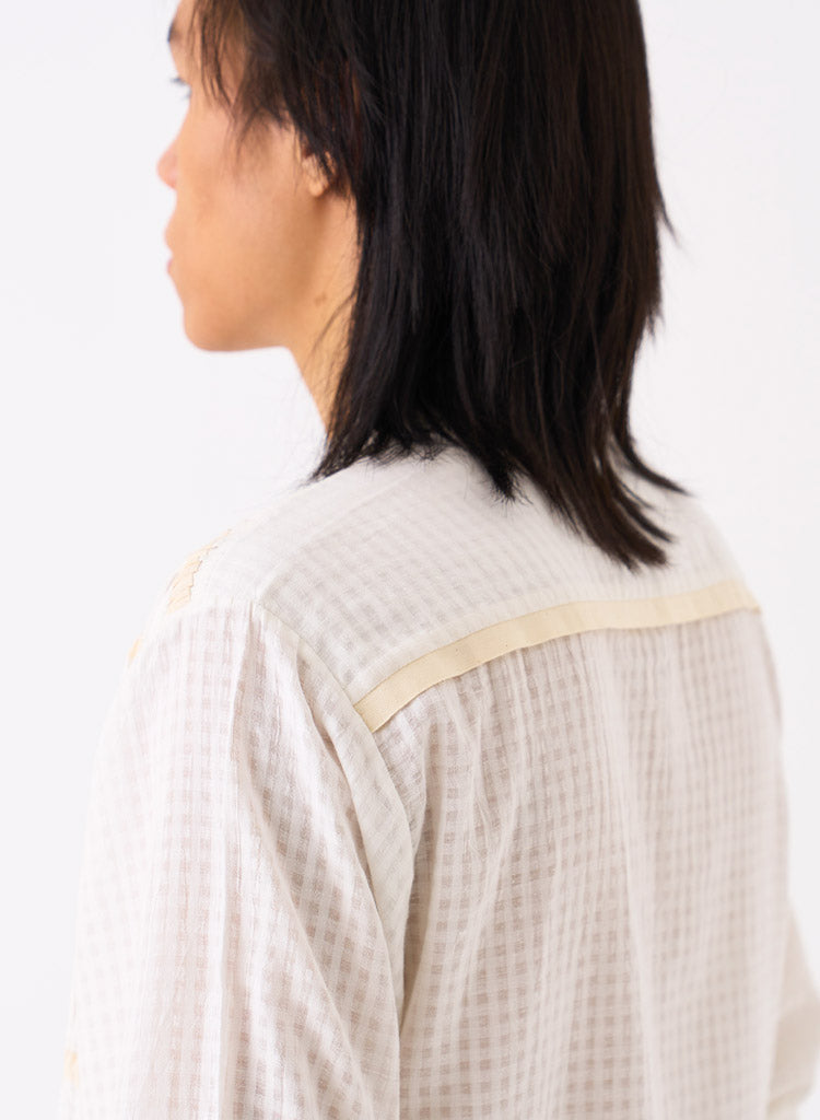 Smocking Detail Shirt