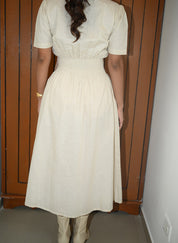 Smocking Trench Dress