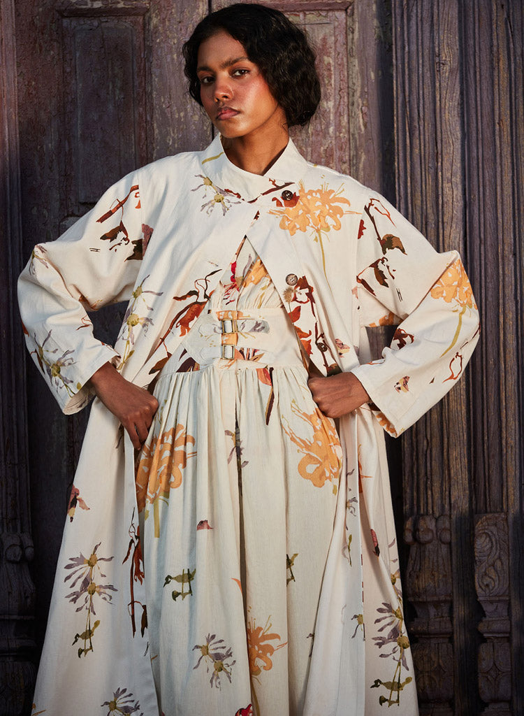 Snowcap Trench Dress