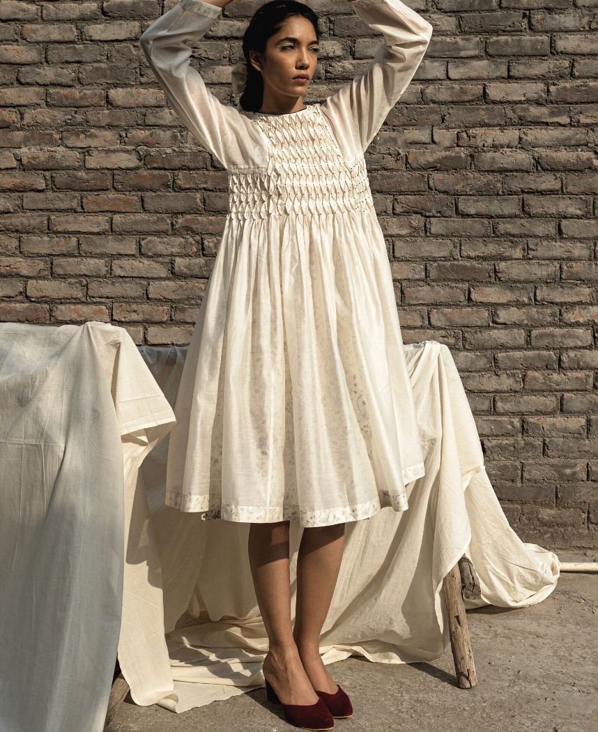 Snowdrop Smocking Dress