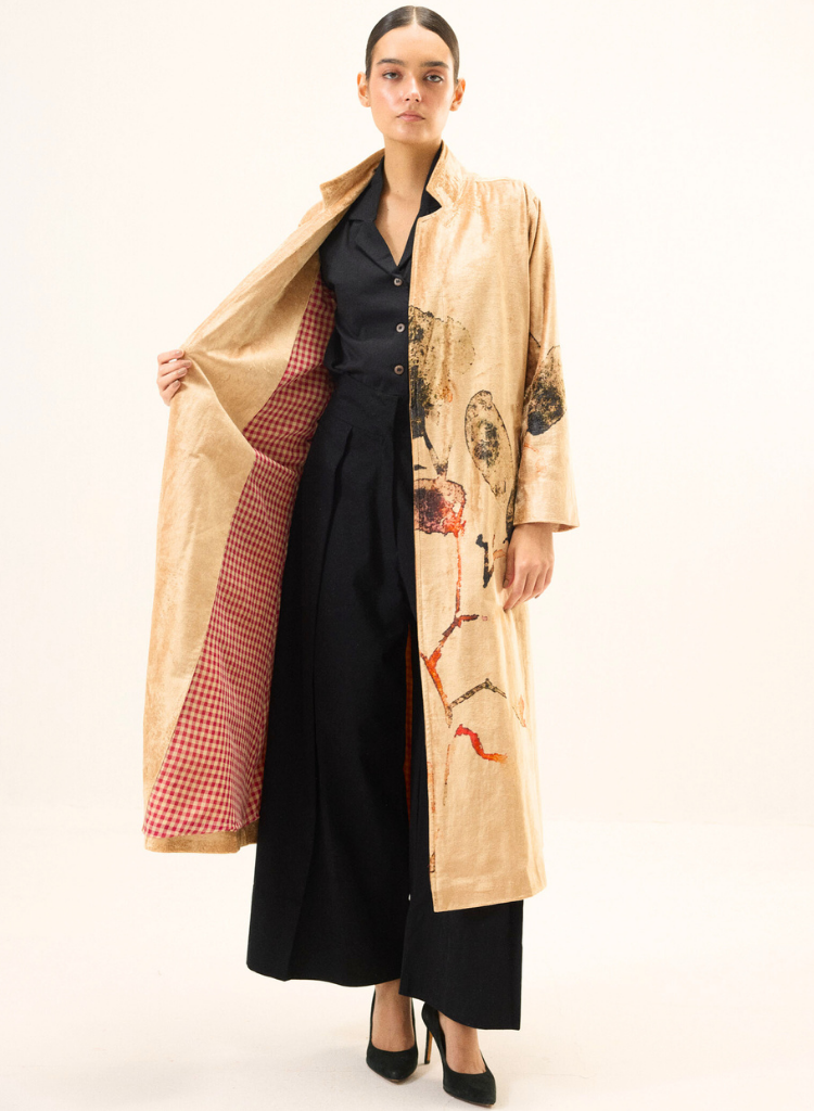 Soft Gold Trench Coat