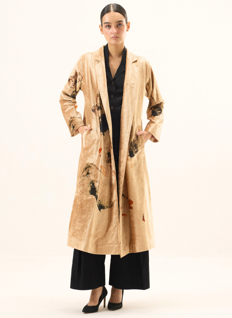 Soft Gold Trench Coat