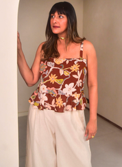 Sola Peplum Top