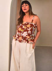 Sola Peplum Top