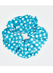 Soro Check Scrunchie