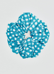 Soro Check Scrunchie