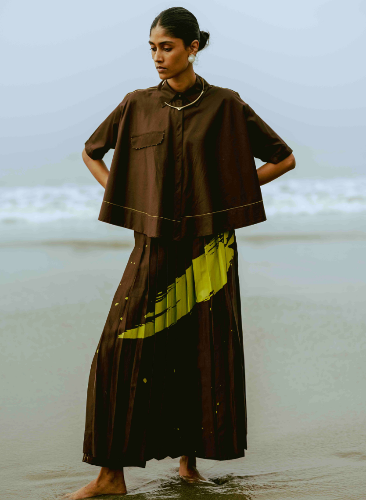 Splash Skirt Pants Set