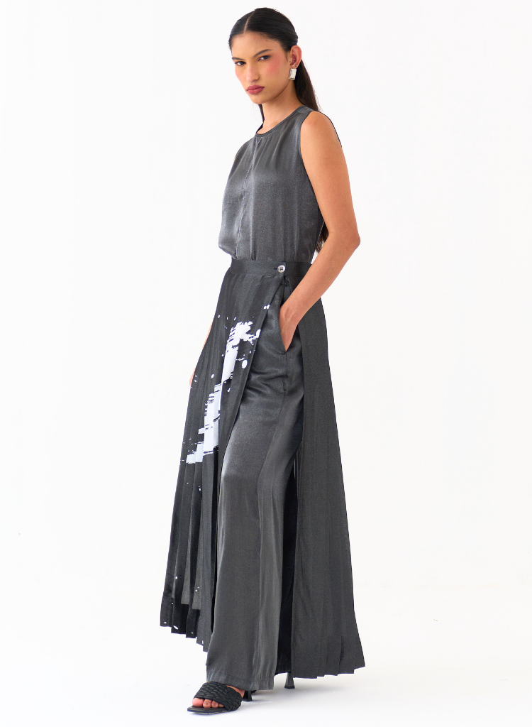 Splash Skirt Pants Set