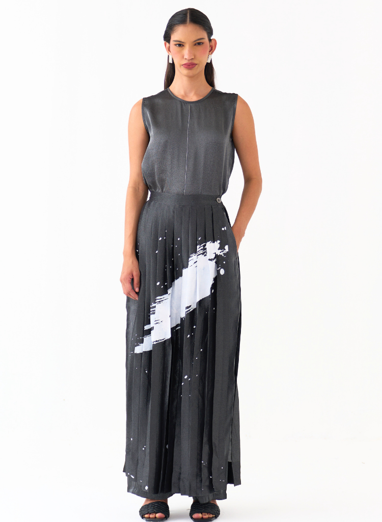 Splash Skirt Pants Set