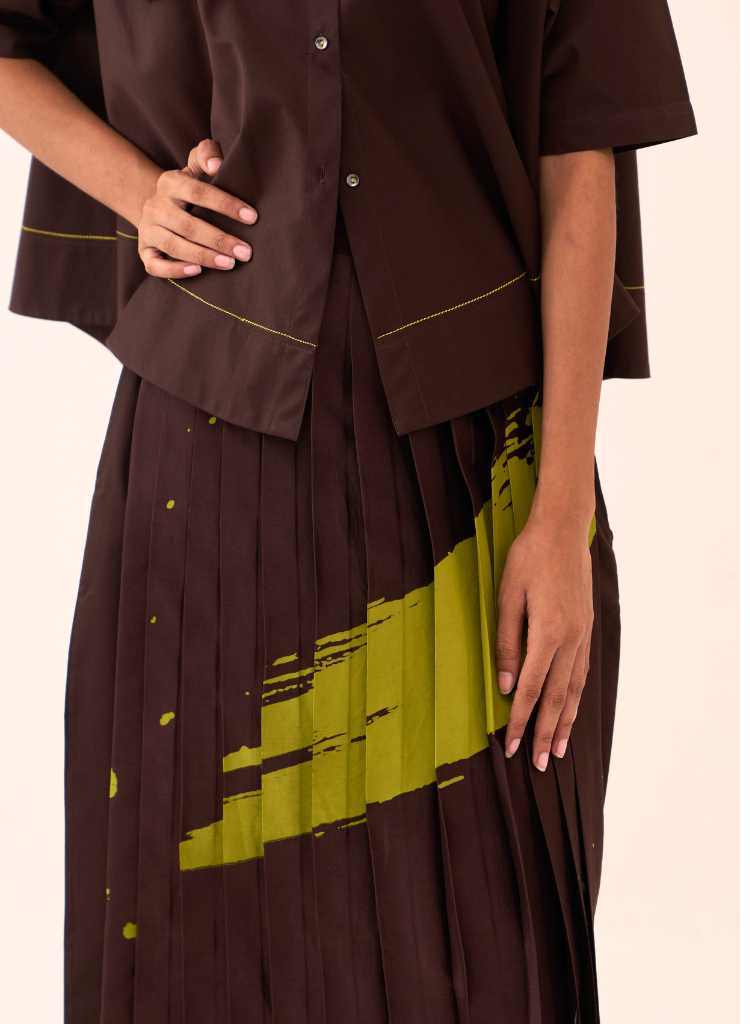 Splash Skirt Pants Set