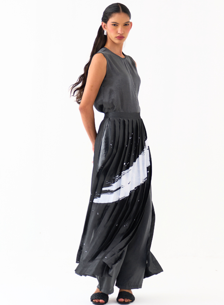 Splash Skirt Pants Set