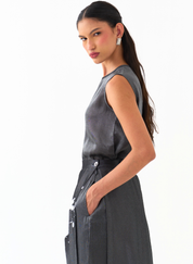Splash Skirt Pants Set