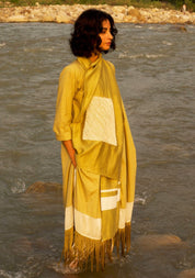 Square Embroidered Scarf