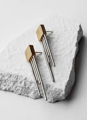 Square Trinity Earrings RTS