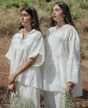 Square Yoke Gathered Top