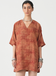 Stad Hand Printed Dress