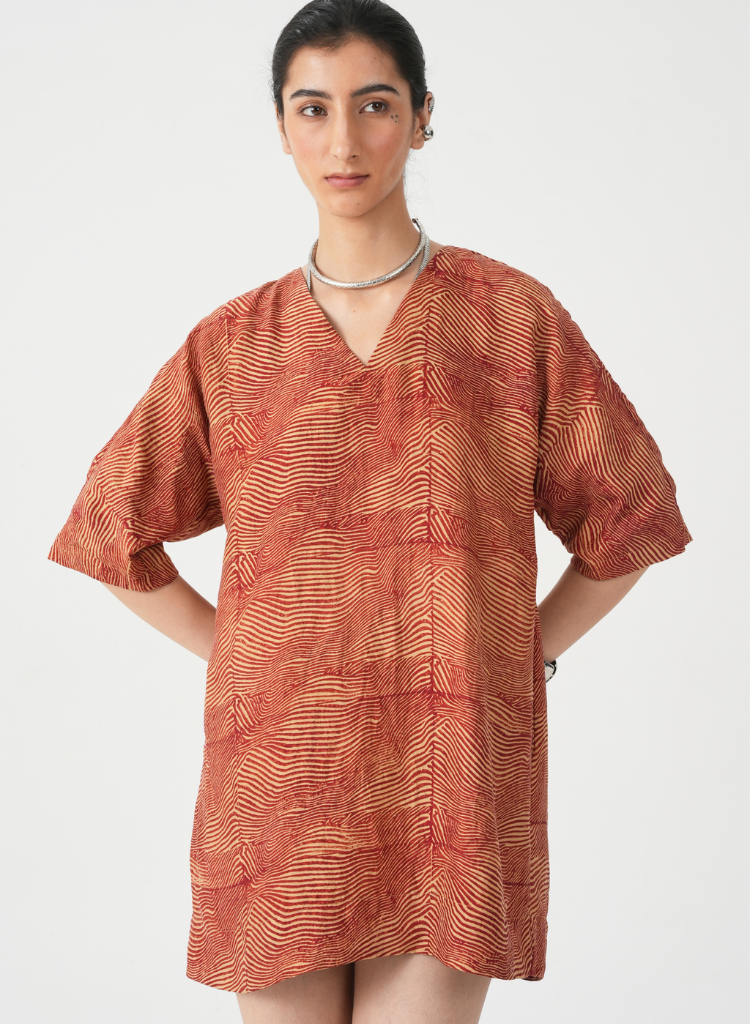 Stad Hand Printed Dress