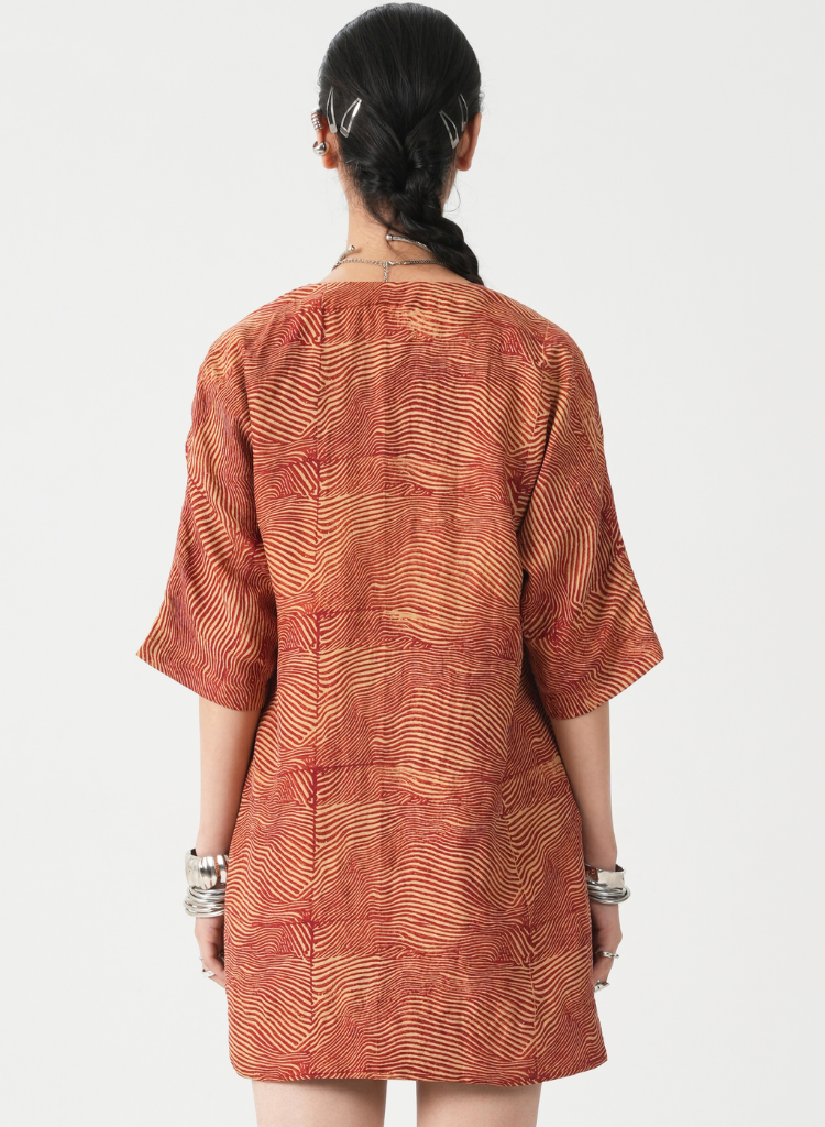 Stad Hand Printed Dress