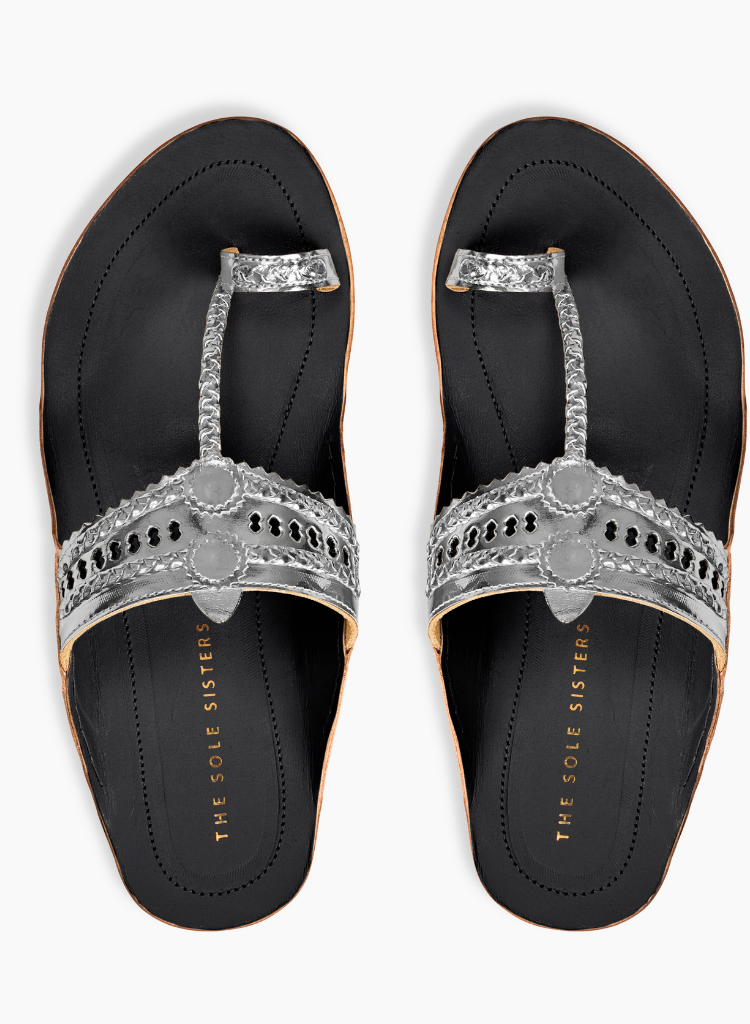 Stardust Black Sandals