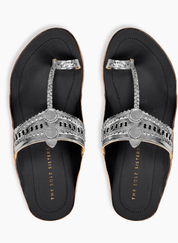 Stardust Black Sandals