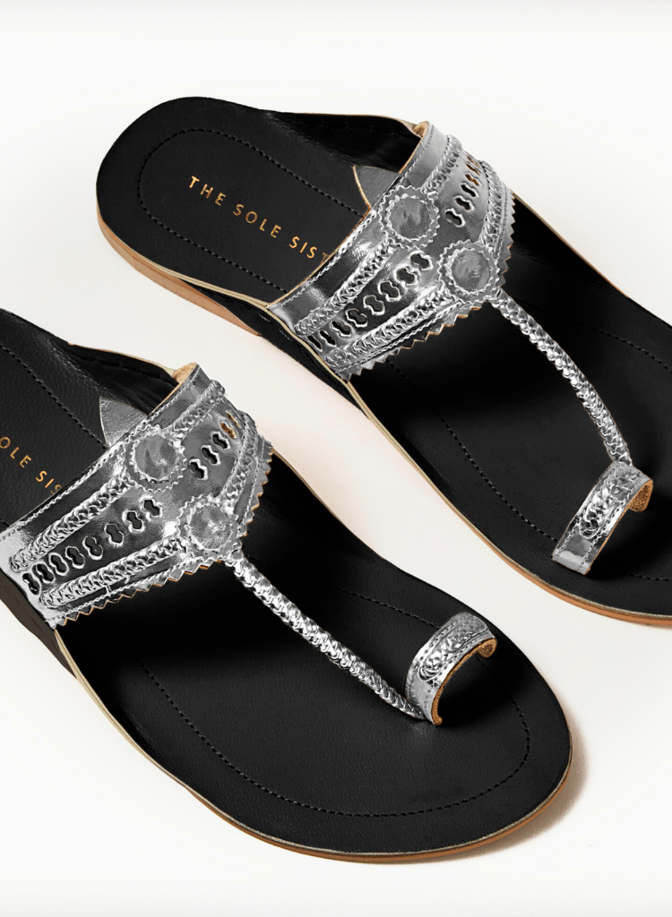 Stardust Black Sandals