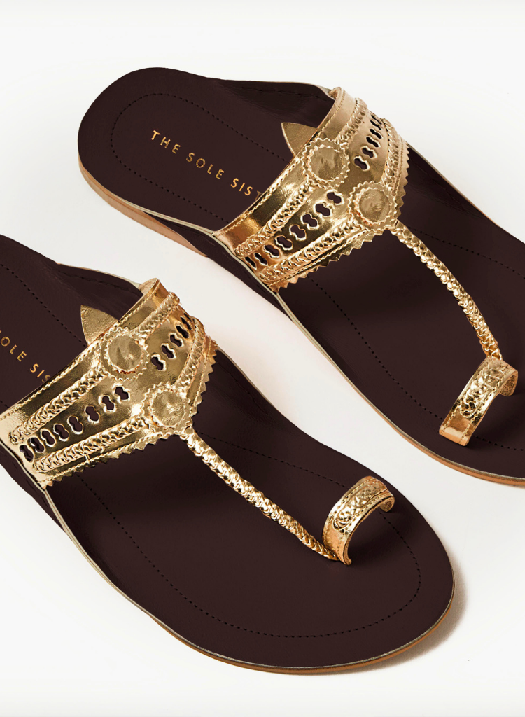 Stardust Dark Brown Sandals