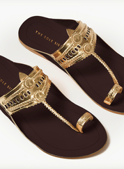Stardust Dark Brown Sandals