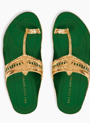 Stardust Deep Green Sandals