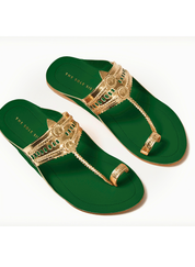 Stardust Deep Green Sandals