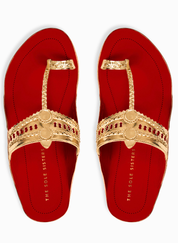 Stardust Deep Red Sandals