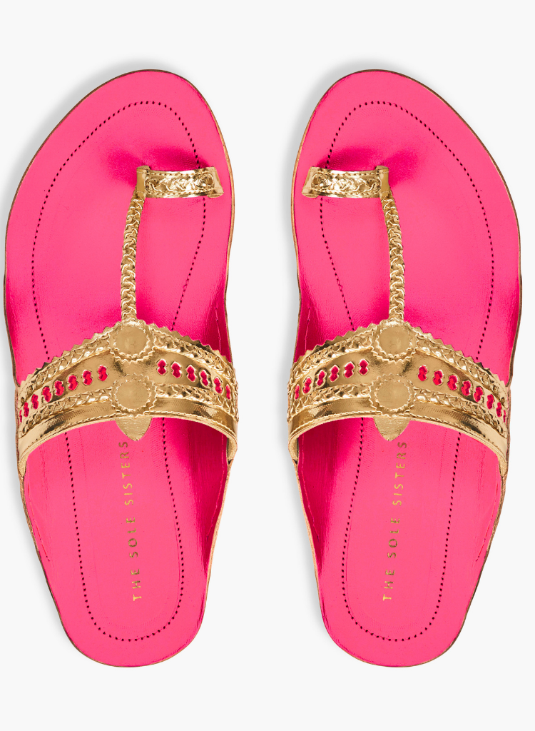 Stardust Hot Pink Sandals