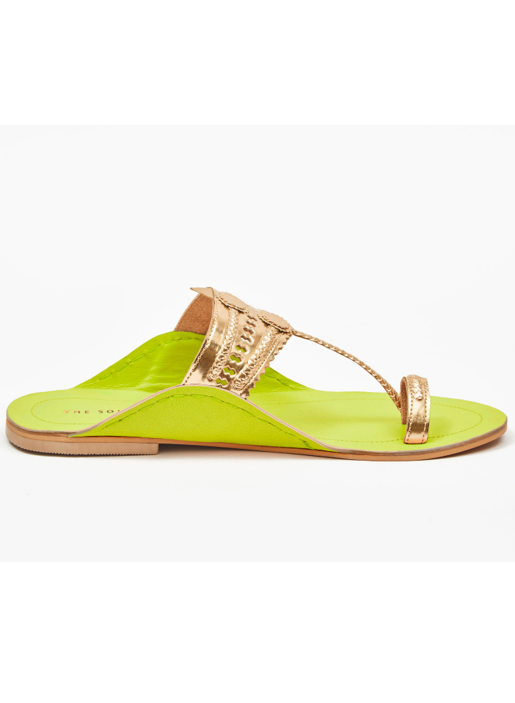 Stardust Lime Sandals