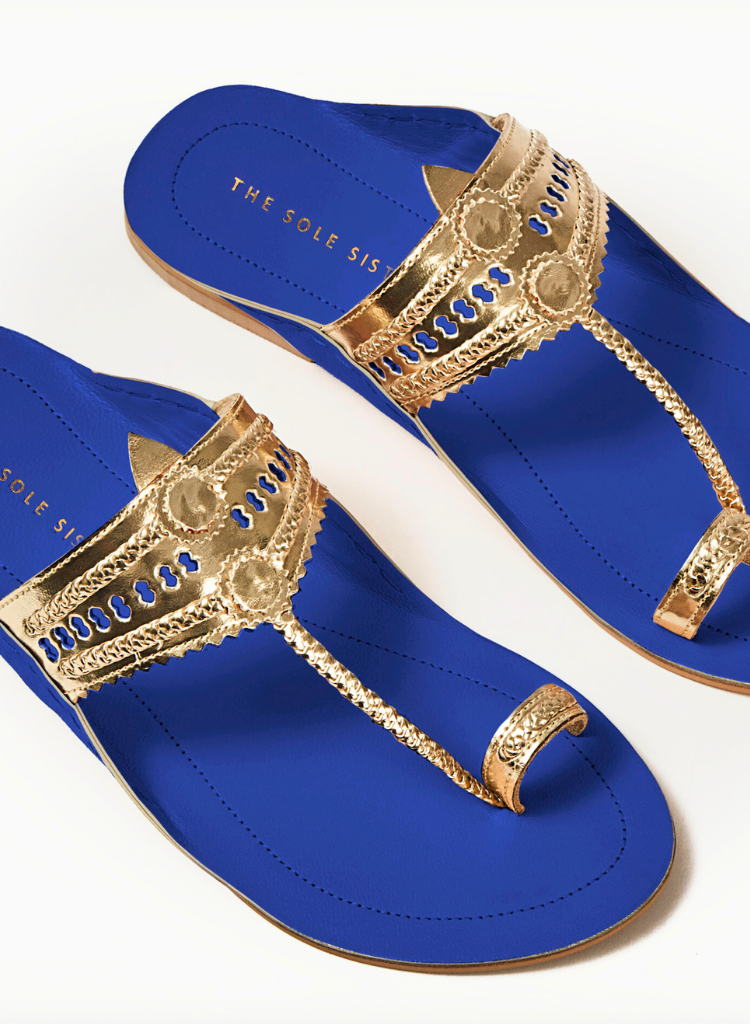 Stardust Navy Sandals