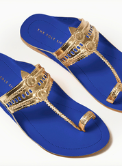 Stardust Navy Sandals