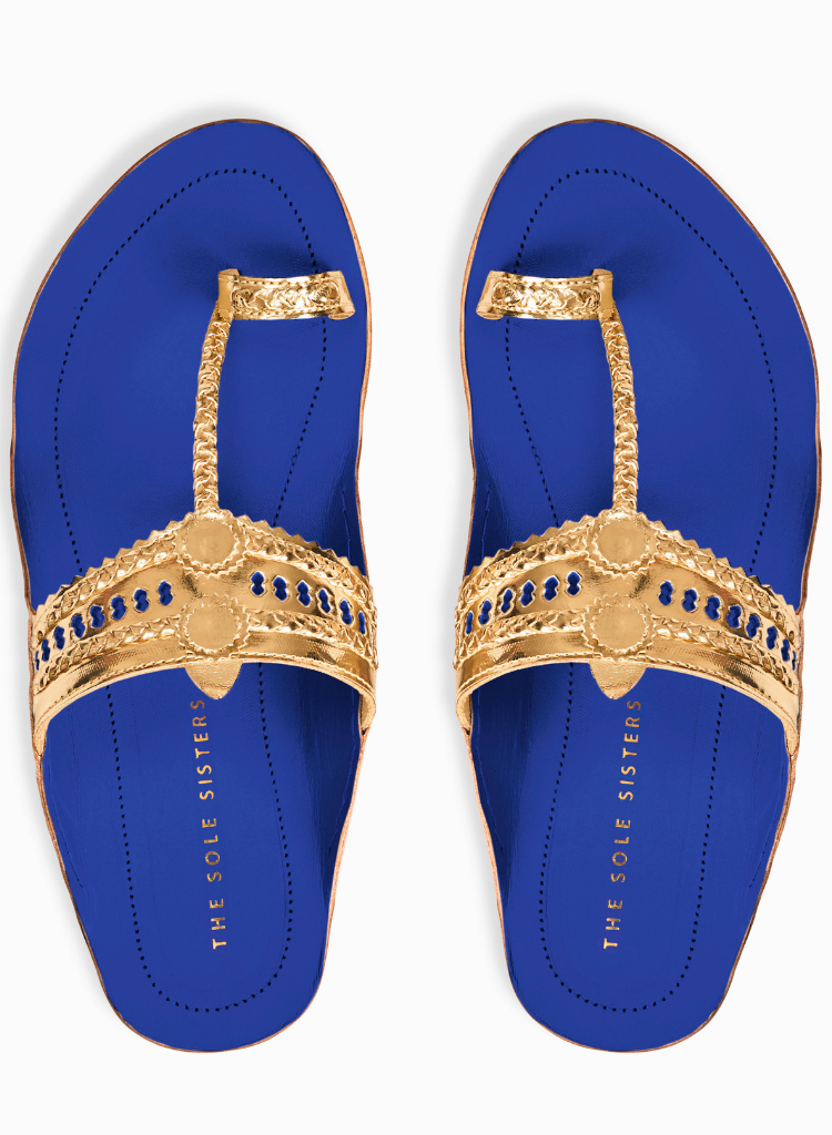 Stardust Navy Sandals