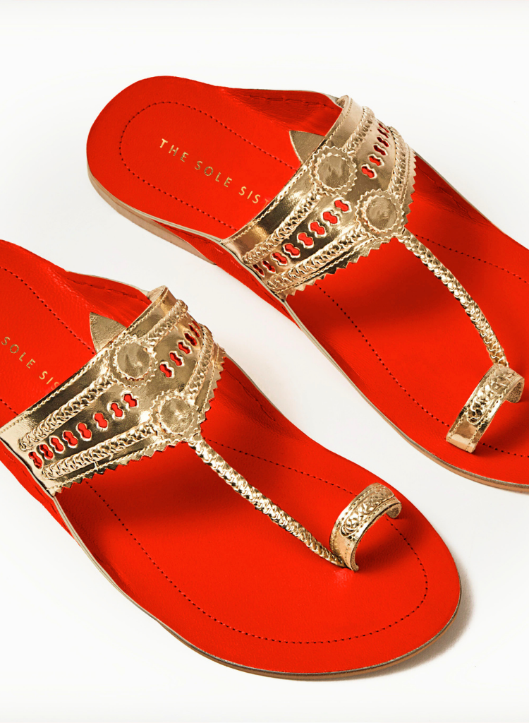 Stardust Orange Sandals