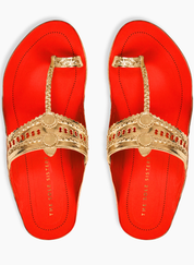 Stardust Orange Sandals