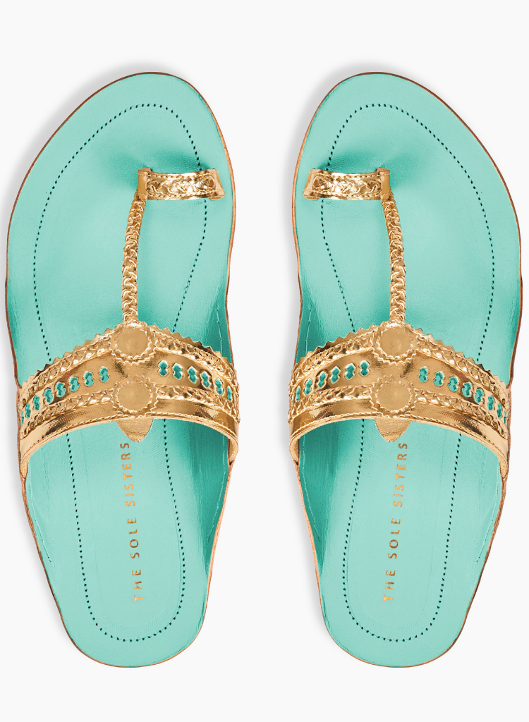 Stardust Seafoam Sandals