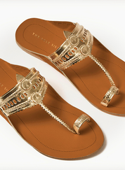 Stardust Tan Sandals