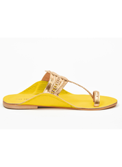 Stardust Yellow Sandals